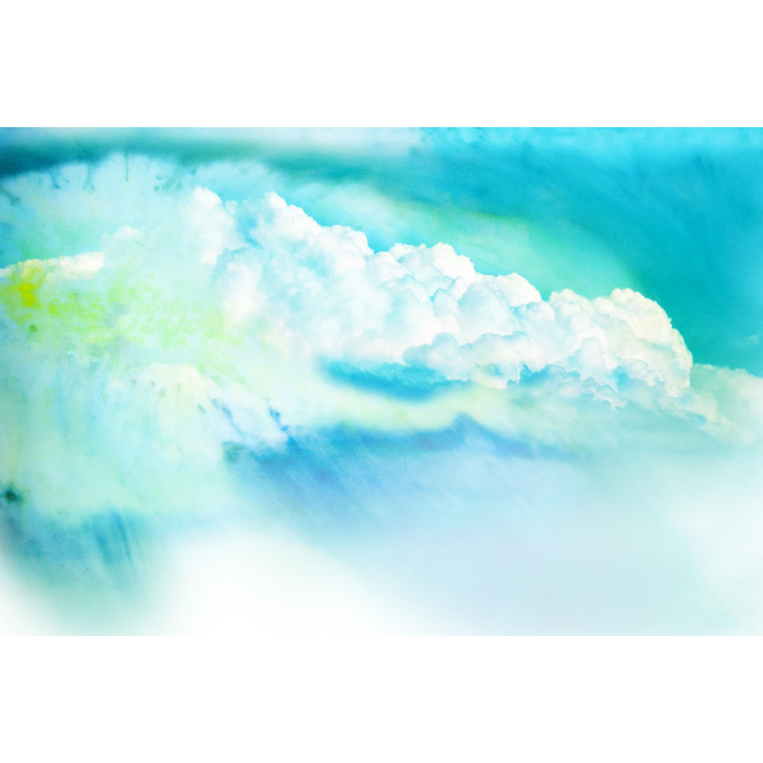 Aquarell Illustration der Wolke von NK08gerd - Drucken