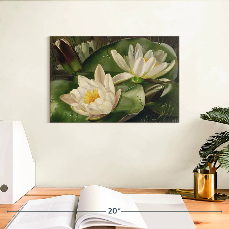 Harnek Classic Water Lilies, 8" H x 12" W
