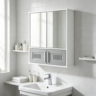 W H Medicine Cabinet Mirror