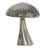 7" Metal Mushroom Aluminum Decor Sculpture-31008566
