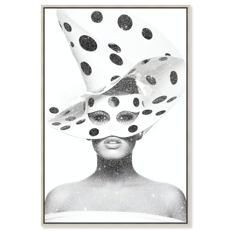 Spotted Sovereign Print by Oliver Gal, 25"H x 17"W, Silver Floater Frame