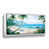 Cadre flottant blanc