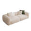 Canapé modulaire moderne en chenille blanc crème-577635957