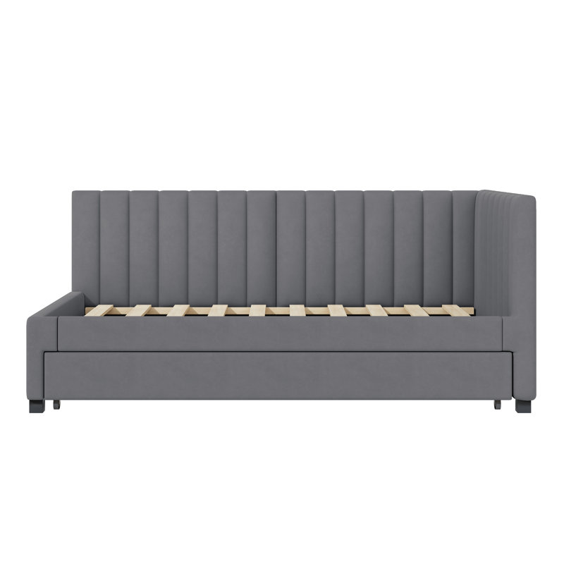 Allicen Upholstered Daybed, Grey