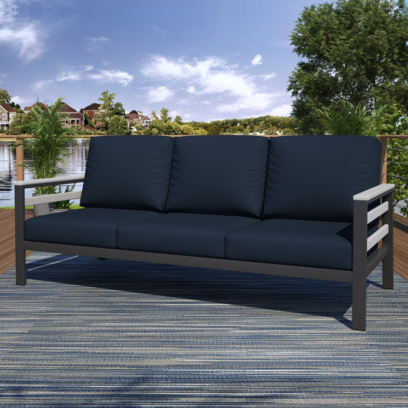 Ensemble de conversation avec canapé 5 pièces Townsend, Toile bleu marine Sunbrella®