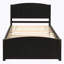Lit plateforme simple avec lit gigogne-1691682260