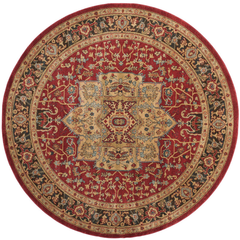 Tapis performance oriental Pennypacker, Rond 5 pi 1 po
