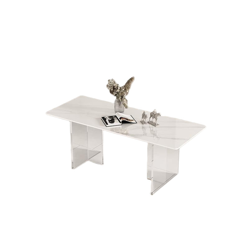 Table de salle à manger moderne Modern, H 29,5 po x L 55,1 po x l 27,5 po 