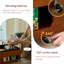 23.62"Brown Solid Wood Boxwood Coffee Table