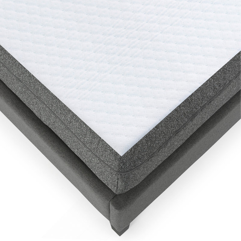 8" Daisy Firm Memory Foam Mattress With Edge Support And Air Grid, Twin