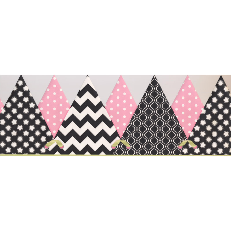 Bordure abstraite à triangles