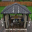 Outsunny 3 x 3(m) Hardtop Gazebo with Galvanised Steel Roof Waterproof