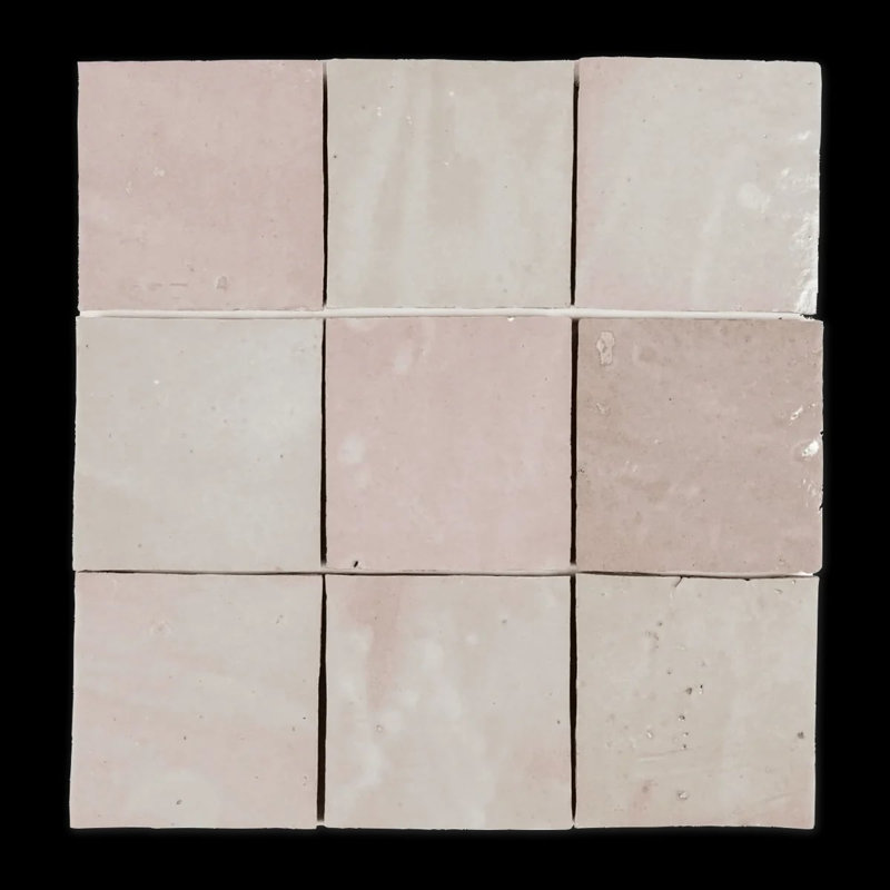 Carreau de céramique Rosaline Zellige, 2 po x 6 po