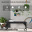 Banc de jardin Outsunny