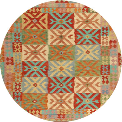 Tapis orange / jaune / vert Dure