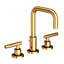 East Square Widespread Bathroom Faucet with Drain Assembly-1725000562
