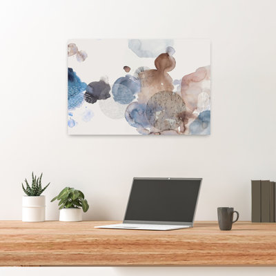 Motifs d'aquarelle abstraits et délicats