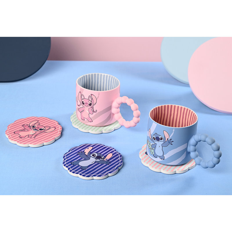 Disney Stitch Set Of 4 Ceramic Coasters