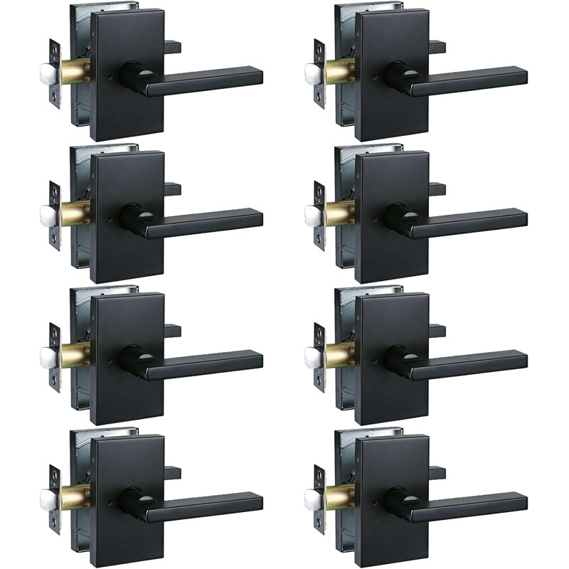 Privacy (Bed & Bath) Door Lever, Matte Black