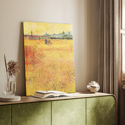 Paysage rétro L XXIV - toile tendue avec châssis