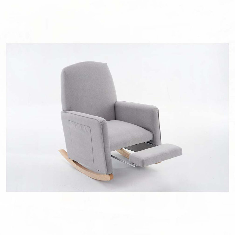 Chaise berçante, Gris clair