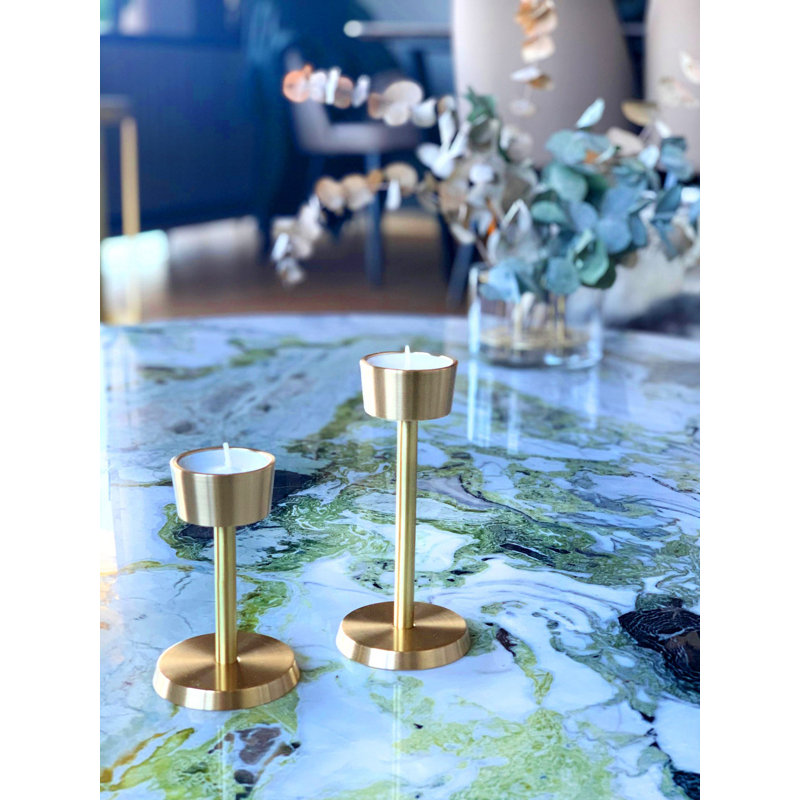 5.5'' H Brass Tabletop Candlestick