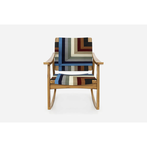 MasayaCo. Izapa Solid Wood Rocking Chair - Wayfair Canada