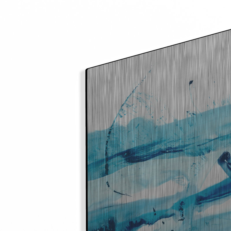 "Courants bleus III" par Ethan Harper, H 12 po x l 12 po