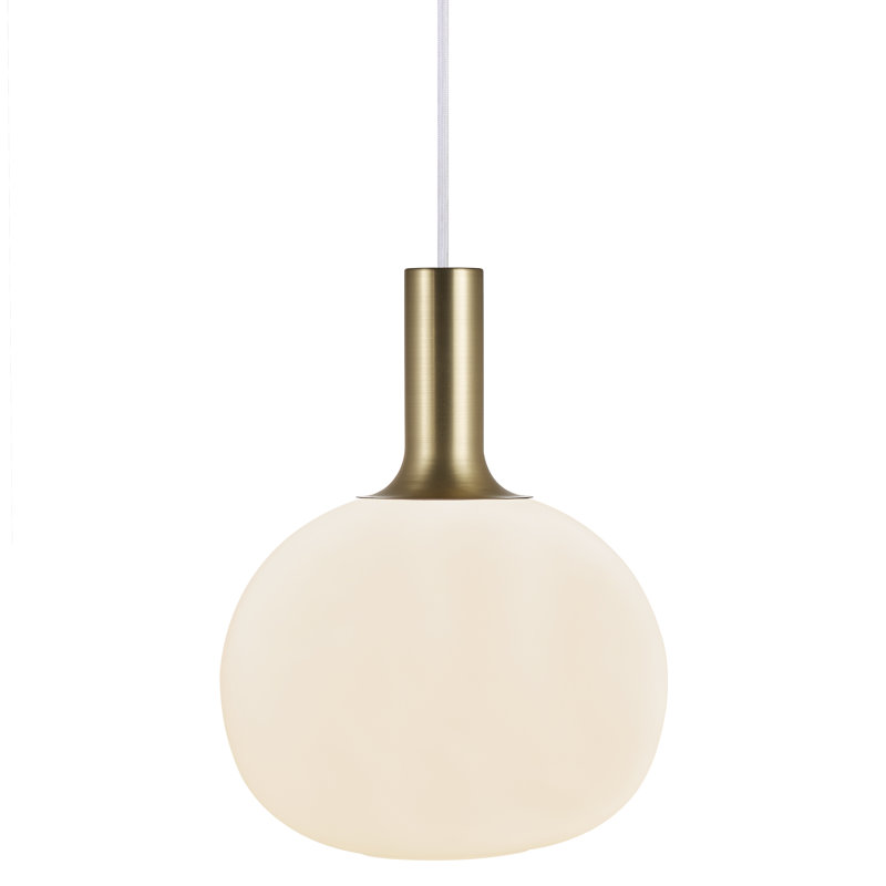 Alton 1 - Light Black/Brass Single Pendant