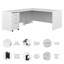 Ensemble de bureau en L 3 pièces Office 500-83608989