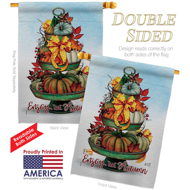Drapeau de maison en polyester 40 x 28 po Amandajean
