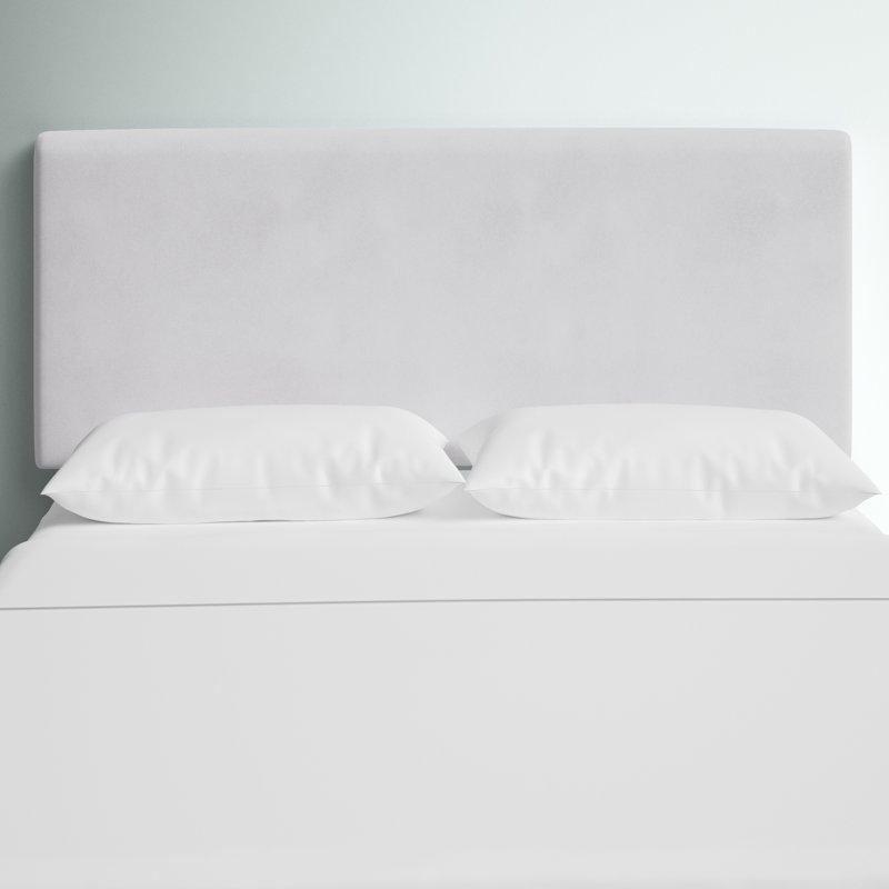 Tête de lit tapissier Hetherington, Très grand, Velours blanc classique
