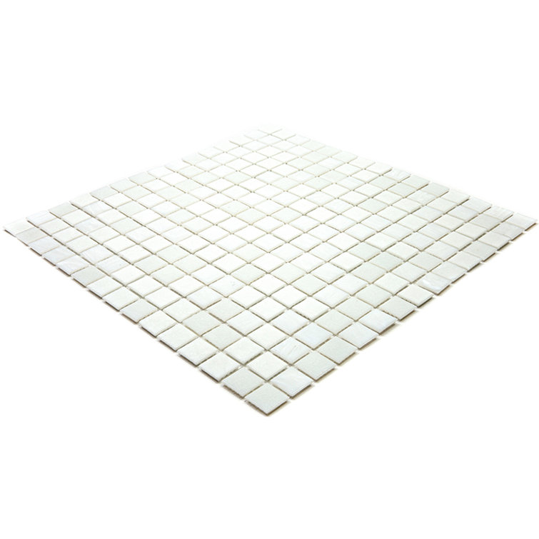 Mingles 0.8" x 0.8" Glass Grid Mosaic Wall & Floor Tile