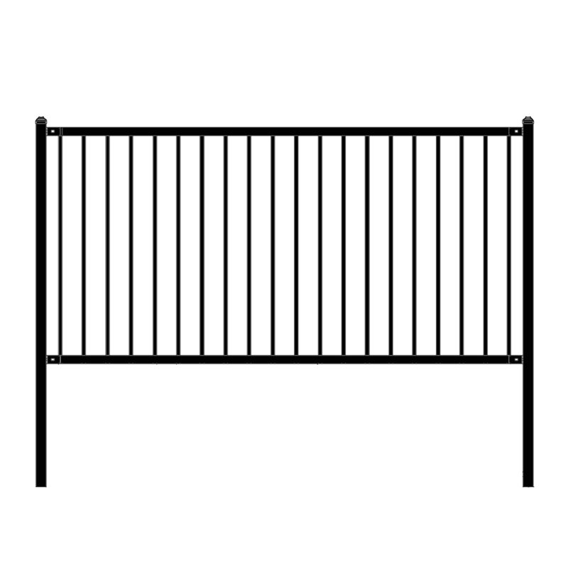 Lyon - Panneau de clôture en métal non assemblé, H 48 po x l 93 po x P 1,5 po