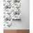 Alexaundrea Seaglass Watercolor Flower 18' L x 20.5" W Peel and Stick Wallpaper Roll-1218874416