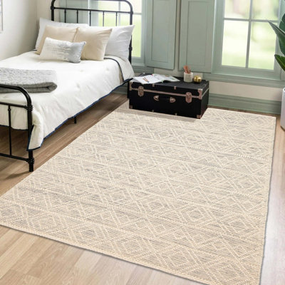 Tapis crème Sienna 5 pi 1 po x 7 pi 5 po