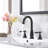 2-handle Bathroom Faucet with Drain Assembly-86794417