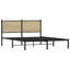 Borough Wharf Metal Bed Frame Without Mattress Sonoma Oak-211824913