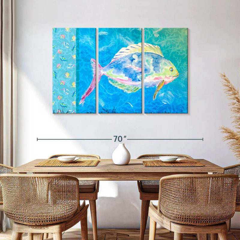 Brampt Under The Sea I, 36" H x 57" W
