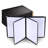 WeChef 10 Pack Restaurant Menu Covers 8.5" x 11" Book Style 4 Pages 6 Views Cafe