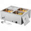 Bain-marie commercial à 4 casseroles 1500W avec couvercle