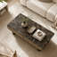 Table basse Calline avec tiroir cannelé et plateau en faux marbre Calline-1563585348-1563585351