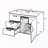 Wall Mounted Bathroom Cabinet With Sink&Drawers-1297447258