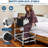 Step Stool with Handle and Non  Rubber Platform. Bed Rails with Adjustable Height Bed Safety Step. Support Up to 450 Lbs. Dual Handles. Handicap Steps for Elderly. Disabled. . Daily Support