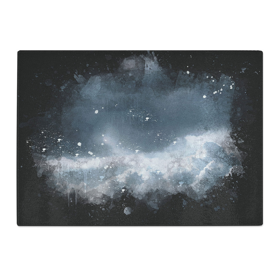 Tempered Glass the Mood of the Clouds Chopping Board