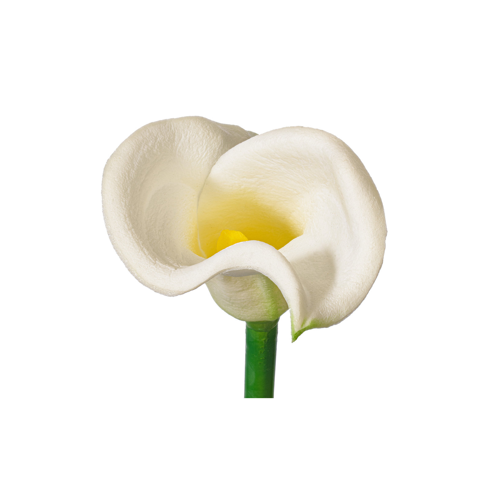 26" Artificial Calla Lily Stem, White, 26" H x 3" W x 3" D