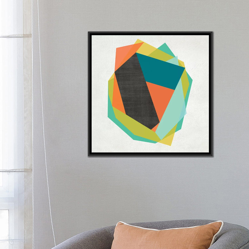 « integer ii », art sur toile, H 12 po x l 12 po x P 0,75 po, Toile tendue