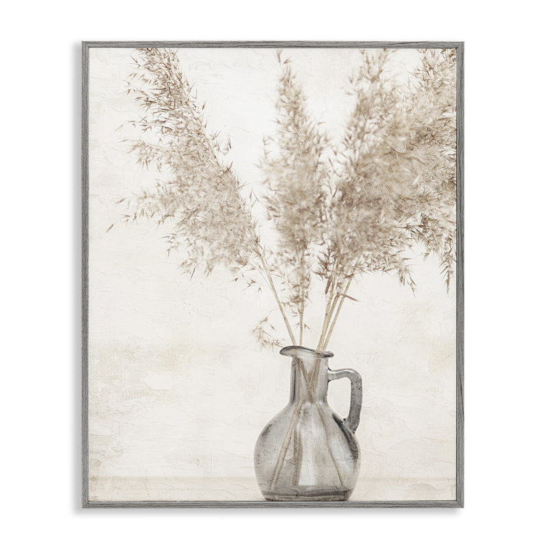 Vase Organic Pampas par Kim Allen bg-223, Estampe numérique Farmhouse, H 30 po x l 24 po