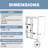 72" H Double Sliding Semi-Frameless Shower Door with 1/4 inch. Clear Glass-88779270