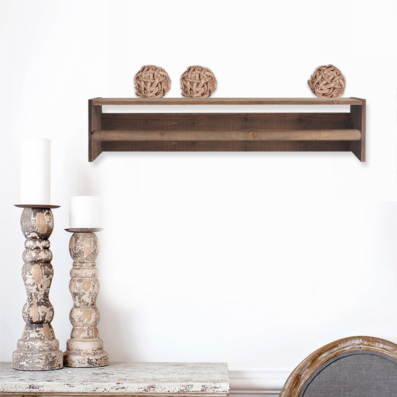 Hardgrove Floating Shelf, Brown